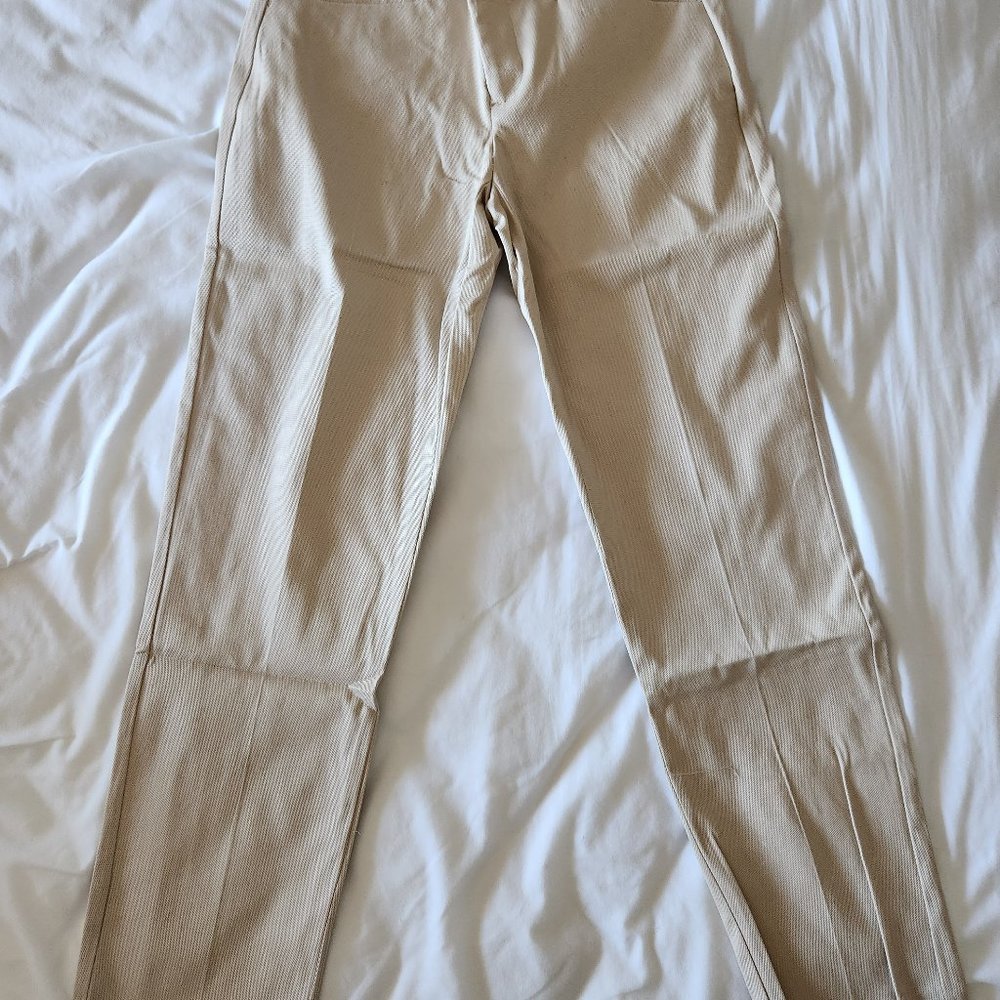 Lord & Taylor Ankle Pants, Beige, Size 0